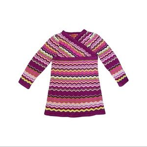 Missoni for Target Girls Knit Long Sleeve Dress Size L 2T - 3T